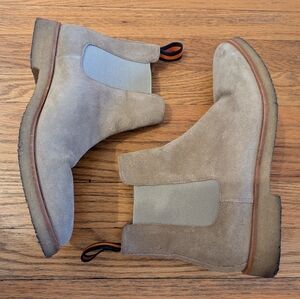 New Republic Mark McNairy Size 9 Tan Sand Suede Chelsea Ankle Boot